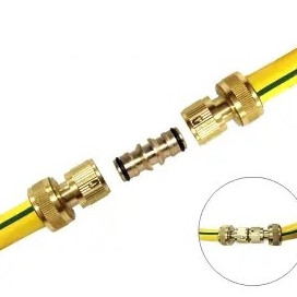 Đầu Nối Ống Nước 1 / 2 Bằng Đồng Có Thể Thu Gọn Tiện Dụng Connec