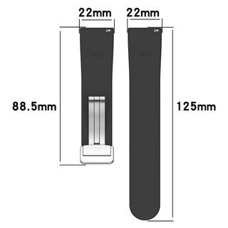 Dây Đeo Silicon Khóa Nam Châm 22mm Cho Đồng Hồ Thông Minh Xiaomi Watch S1 S2 Color 2 / Haylou Solar RT2 / RS4 / GST / LS04
