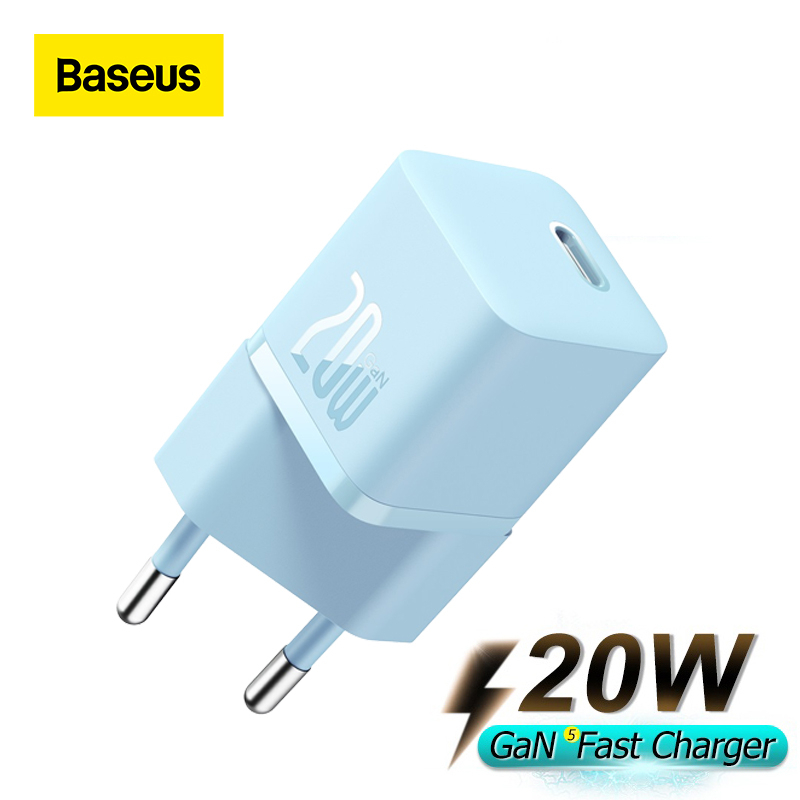 Bộ SạC Nhanh Mini Baseus GaN5 20W Cho iPhone 15 14 13 Pro Max