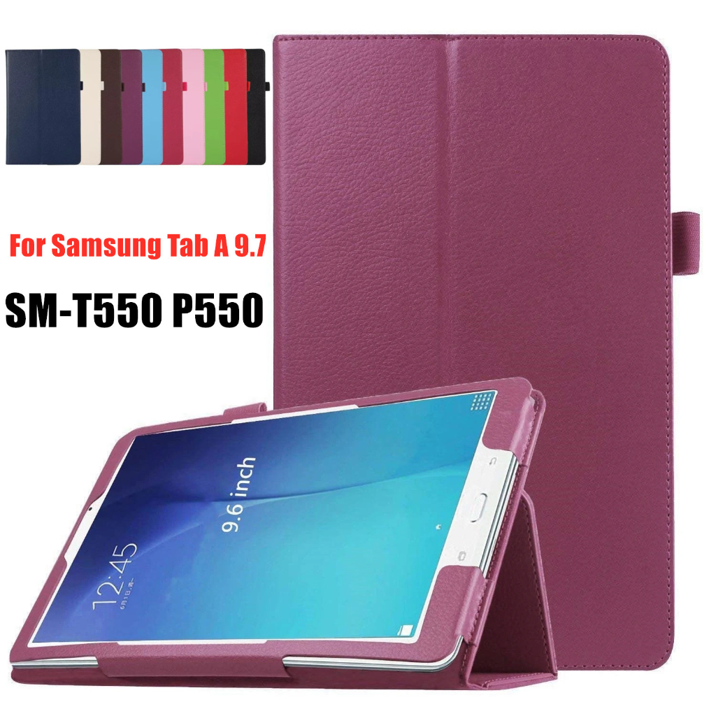 Bao Da Máy Tính Bảng Pu Nắp Lật Làm Giá Đỡ Cho Samsung Galaxy Tab A 9 7