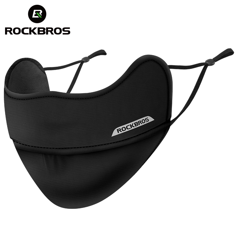 ROCKBROS Khẩu Trang Lụa Lạnh Mỏng Mềm Mại Chống Tia UV 50 Có Thể Giặt Sạch Dành Cho Nam Và Nữ