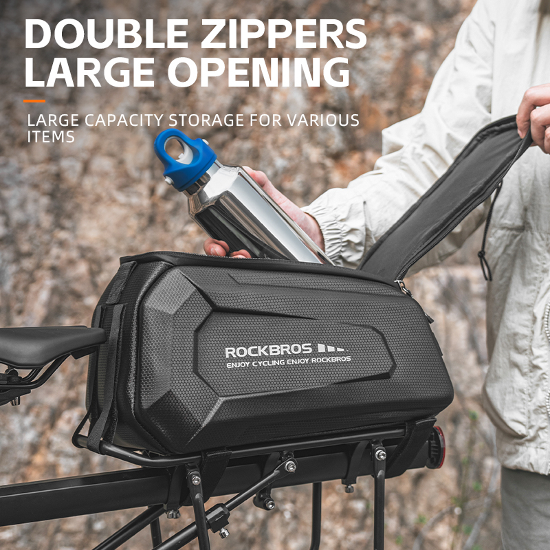 Rockbros Yên Xe Đạp kèm Túi Đựng 9L - Vỏ Cứng, Dung Tích Lớn, Phù hợp Cho MTB và Xe Đạp Đường Bộ