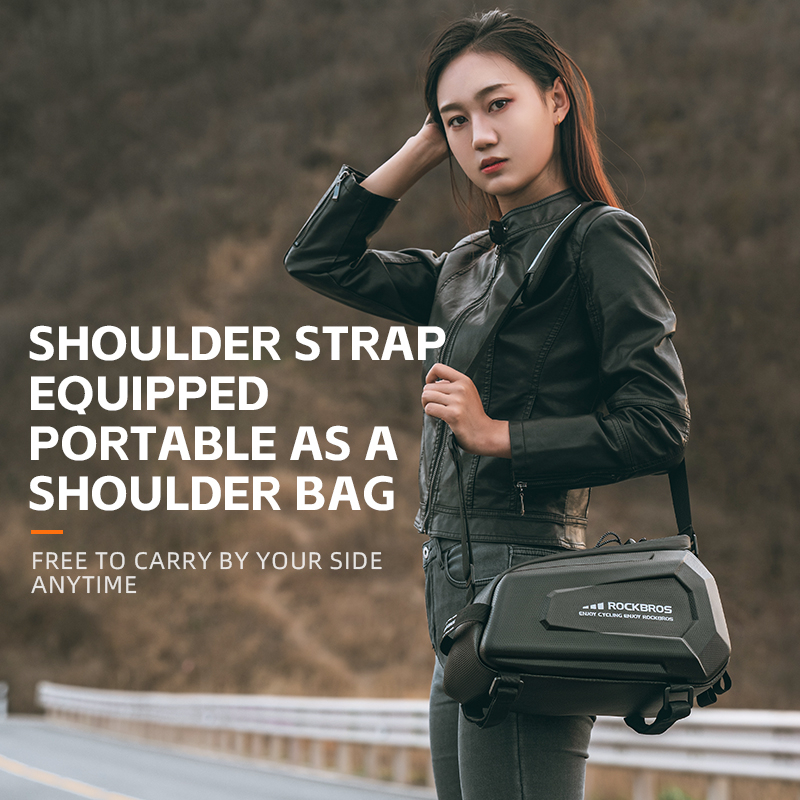 Rockbros Yên Xe Đạp kèm Túi Đựng 9L - Vỏ Cứng, Dung Tích Lớn, Phù hợp Cho MTB và Xe Đạp Đường Bộ