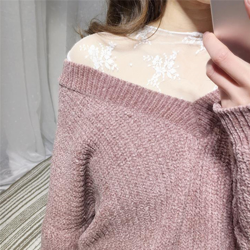 Áo Lưới Xuyên Thấu Tay Dài Thanh Lịch Quyến Rũ Cho Nữ