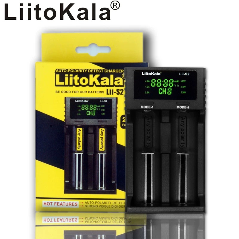 Mới LiitoKala Lii-500 PD4 PL4 402 202 S1 S2 Sạc Pin Cho 18650 26650 ...