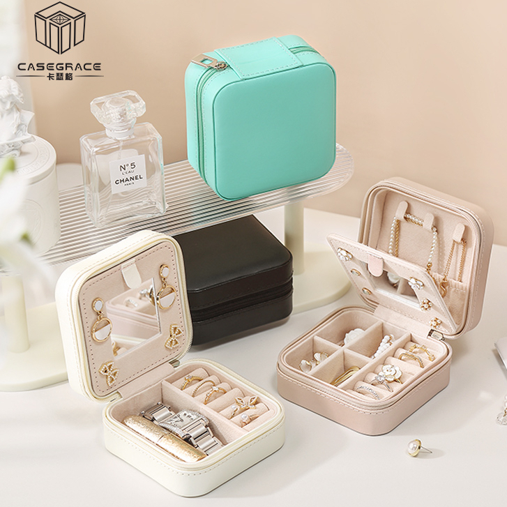 Hộp đựng trang sức CASEGRACE có gương tiện dụng