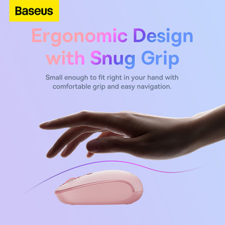 Chuột Không Dây F01B Baseus Thiết Kế Ôm Tay, Nhỏ Gọn Tinh Tế Kết Nối Ba Chế Độ Nhẹ Và Nhỏ Gọn