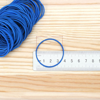 100 / 200 Chiếc Đường Kính 38mm Độ Dày 1.5mm Màu Xanh Cao Su Đàn Hồi Cao Dây Cao Su Co Giãn Vòng Chữ O Cung Cấp Bảo Quản Hàng Ngày