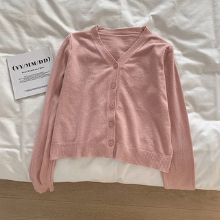 Áo Khoác Cardigan Dệt Kim Tay Dài Dáng Rộng Thời Trang Hàn Quốc Cho Nữ