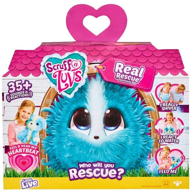 Little Live Pets Scruff-a-Luvs Plush Mystery Electronic Rescue Pet - Real Rescue 30031 Đồ Chơi Điện Tử Giải Cứu Thú Cưng Scruff-a-Luvs 30031