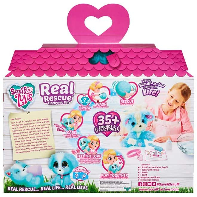 Little Live Pets Scruff-a-Luvs Plush Mystery Electronic Rescue Pet - Real Rescue 30031 Đồ Chơi Điện Tử Giải Cứu Thú Cưng Scruff-a-Luvs 30031
