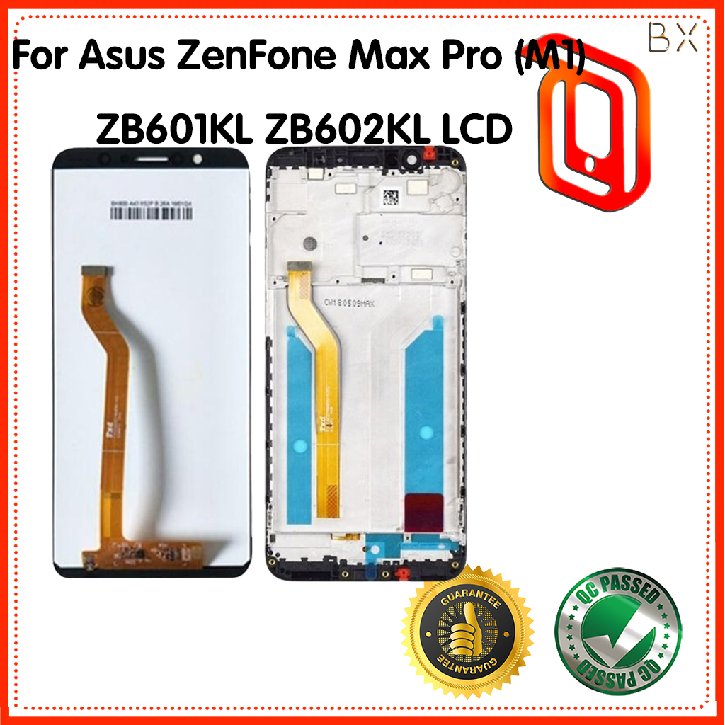 Màn Hình LCD Chính Hãng Cho Asus ZenFone Max Pro M1 ZB601KL ZB602KL Màn Hình Hiển Thị LCD Bảng Điều Khiển Màn Hình Cảm Ứng Bộ Số Hóa Hội Có Khung