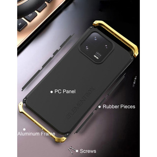 Ốp Điện Thoại PC Cứng Viền Nhôm Chống Sốc Mặt Nhám Cho Xiaomi Mi 13 Pro Xiaomi Mi 13 Pro