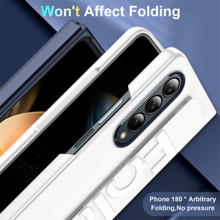 Samsung Galaxy Z Fold 5 Z Fold 6 chữ cái Dây đeo cổ tay đàn hồi Vỏ dây đeo cổ tay đàn hồi Vỏ máy tính cứng chống sốc