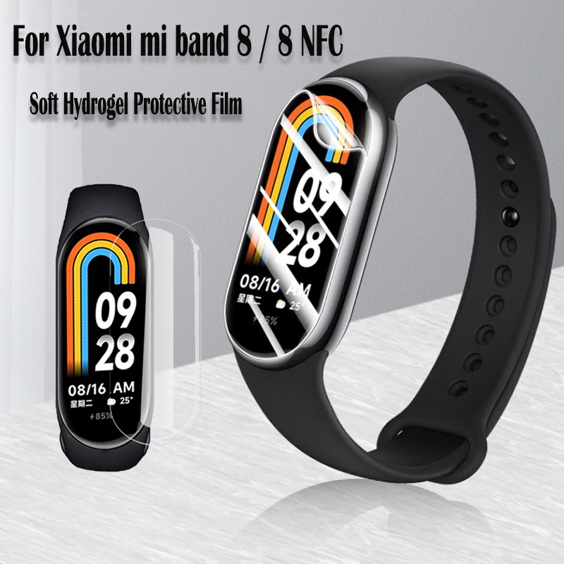 Miếng Dán Hydrogel Bằng TPU Mềm Bảo Vệ Màn Hình Đồng Hồ Thông Minh Xiaomi Mi Band 8 / 7 / 6 / 5 / 4 Mi Band 8 99D HD