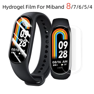 Miếng Dán Hydrogel Bằng TPU Mềm Bảo Vệ Màn Hình Đồng Hồ Thông Minh Xiaomi Mi Band 8 / 7 / 6 / 5 / 4 Mi Band 8 99D HD