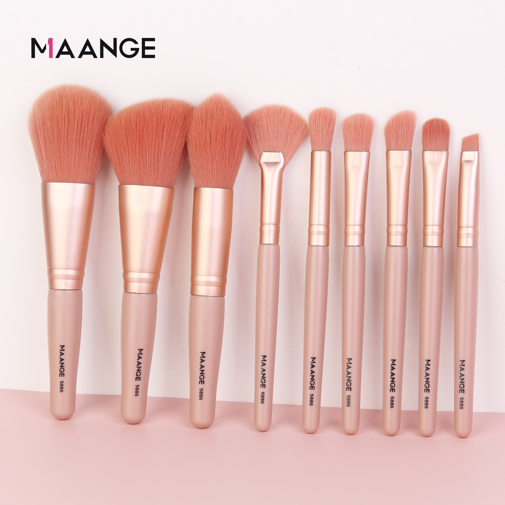 Ảnh MAANGE Bộ 9 Cọ Makeup Chuyên Nghiệp Kèm Bao Đựng 5886 2
