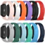 Dây Đeo Thay Thế Chất Liệu Silicone Màu Trơn Cho Xiaomi Band 8 8