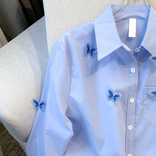 Áo Sơ Mi Nữ Dài Tay Dáng Rộng Phong Cách Hàn Quốc Baju Baju Wanita Lengan Panjang Hàng Mới Có Sẵn
