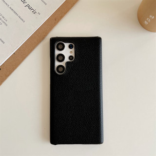 Ốp điện thoại màu trơn bằng da phù hợp cho Samsung Galaxy Note 20 10 Plus Note 8 9 A72 A53 A52 A33 Vỏ điện thoại TPU mềm họa tiết vải thiều T20