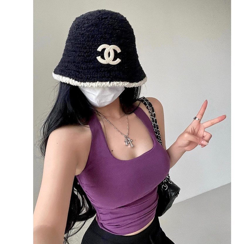 Áo Hai Dây Thể Thao Có Mút Đệm Ngực / Lưng Dáng Ôm Xếp Ly Kiểu Âu Mỹ Dễ Thương Cho Bạn Gái