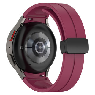 Dây đeo có khóa từ tính bằng silicon cho Samsung Galaxy Watch 4 / 5 / 6 / 7 40mm 44mm / Pro 45mm / Watch4 Classic 42 46MM Không có khoảng cách Vòng tay