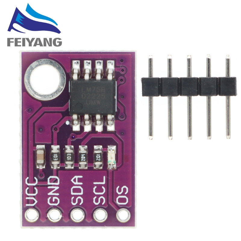 Mô Đun Cảm Biến Nhiệt Độ LM75 CJMCU-75 I2C IIC LM75A | Shopee Việt Nam