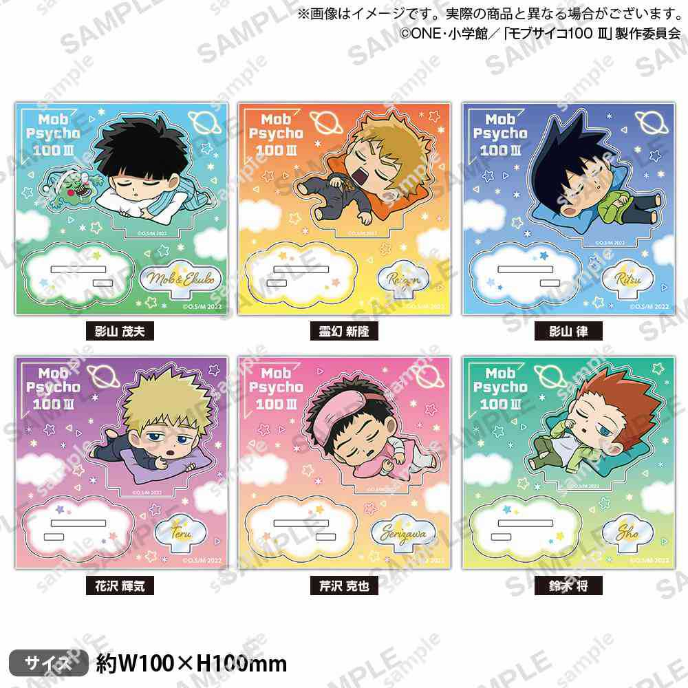 Mob Psycho 100 Mini Acrylic Đứng Kageyama Ritsu Reigen Arataka cosplay ngộ nghĩnh Anime Nhỏ Hình Mẫu Tấm Sưu Tập Máy Tính Để Bàn Decoraion Kid 's Cho Quà Tặng