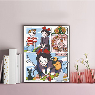 MOZI tranh số hoá anime tranh tô màu theo số tranh số hoá cặp đôi tranh tô màu số hoá theo yêu cầu tranh số hóa theo yêu cầu tranh sơn dầu số hoá sơn acrylic Tranh Sơn Dầu Kỹ Thuật Số DIY Hình Nhân Vật Anime Dễ Thương
