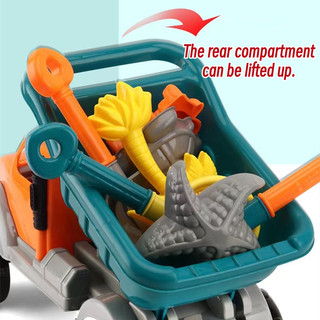 Bộ Đồ Chơi Xúc Cát / Xẻng Xúc Cát / Xe Tải Biển Cỡ Lớn Chất Liệu Dày Dặn Độc Đáo Cho Bé