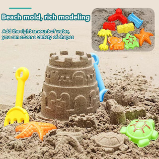 Bộ Đồ Chơi Xúc Cát / Xẻng Xúc Cát / Xe Tải Biển Cỡ Lớn Chất Liệu Dày Dặn Độc Đáo Cho Bé