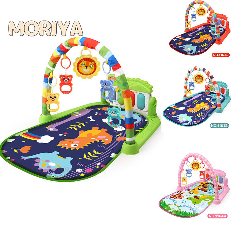 [Baby Toys 02 Years Old Infant Pedal Piano Play Mat Newborn Fitness