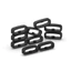 Set 10 Khóa Dây Đeo Đồng Hồ Bằng Silicon Rộng 18MM 20MM 22MM Thông Dụng Giá Đỡ