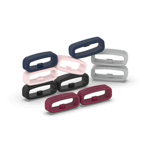 Set 10 Khóa Dây Đeo Đồng Hồ Bằng Silicon Rộng 18MM 20MM 22MM Thông Dụng Giá Đỡ