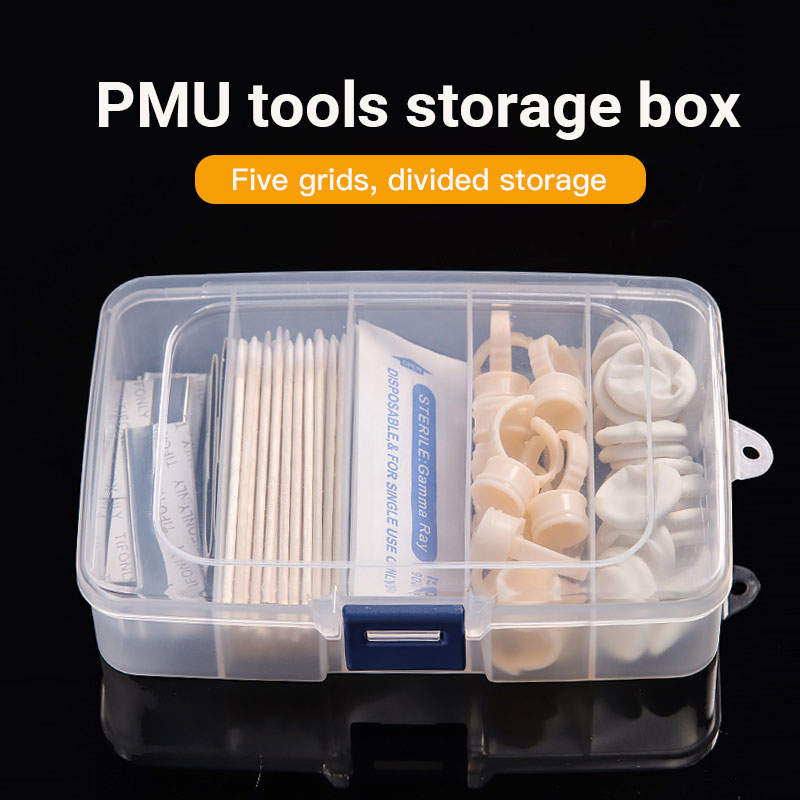 Microblading Plastic Multi-Cell Storage SubPacking Tattoo Cung cấp ngón ...