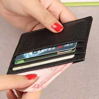 Ví Da Thật Cao Cấp Dáng Mỏng Đựng Thẻ Tiện Dụng Hợp Thời Trang Cho Bạn Gái