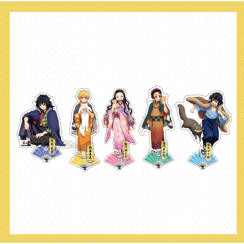 Mô Hình Búp Bê Tomioka Giyuu Rengoku Kyoujurou Bằng Acrylic Để Bàn Trang Trí