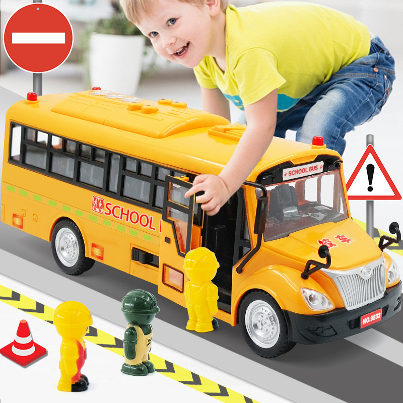 Gamma Baby-Baby Children School Bus Toy Sound Light Buses Car Toy Car ...