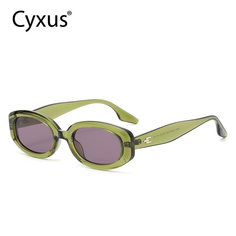 Cyxus Kính Râm Chống Tia UV Nữ Phong Cách Vintage Xu Hướng Y2K Gọng Ô Van Thời Trang UV400 1068