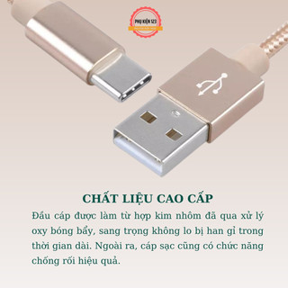 Dây Cáp Sạc MICRO Usb TYPE C Chiều Dài 3m 123 [deerlu01]