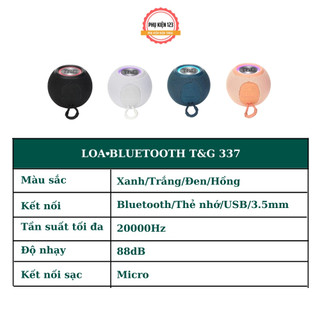 Loa bluetooth TG-337 Cổng USB Có Thẻ Nhớ Tích Hợp Thẻ Nhớ Cho Máy Tính / Laptop / Điện Thoại [deerlu01]