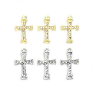 Set 10 Mặt Vòng cổ Hình Thánh Giá Đính Đá Thời Trang Cho Nam Nữ