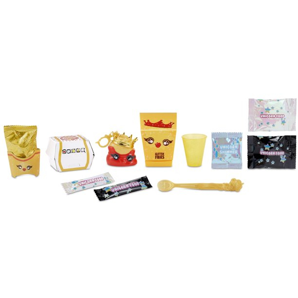 Poopsie Slime Surprise! Surprise Drop 4 Fast Food with Two D.I.Y. Slimes Chất Nhờn Ma Quái Slime Bất Ngờ Ngạc nhiên Thả thức ăn nhanh 4 với hai D.I.Y. Slime Dẻo Ma Thuật Trộn Hạt Nhiều Màu Sắc Vui Nhộn Cho Bé