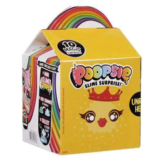 Poopsie Slime Surprise! Surprise Drop 4 Fast Food with Two D.I.Y. Slimes Chất Nhờn Ma Quái Slime Bất Ngờ Ngạc nhiên Thả thức ăn nhanh 4 với hai D.I.Y. Slime Dẻo Ma Thuật Trộn Hạt Nhiều Màu Sắc Vui Nhộn Cho Bé