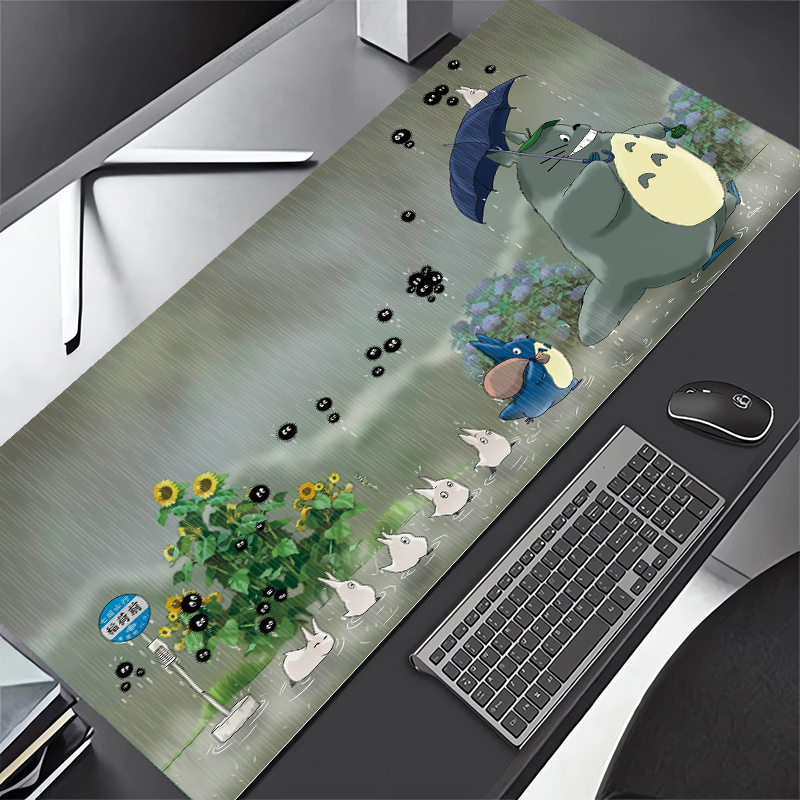 Totoro Spirited Away Mouse Pad Hoạt Hình Lớn Game Thủ Dễ Thương Để Bàn Thảm Kawaii Nhật Bản Chơi Game Mousepad Ghibli PC Bàn Phím Máy Tính Miếng Lót