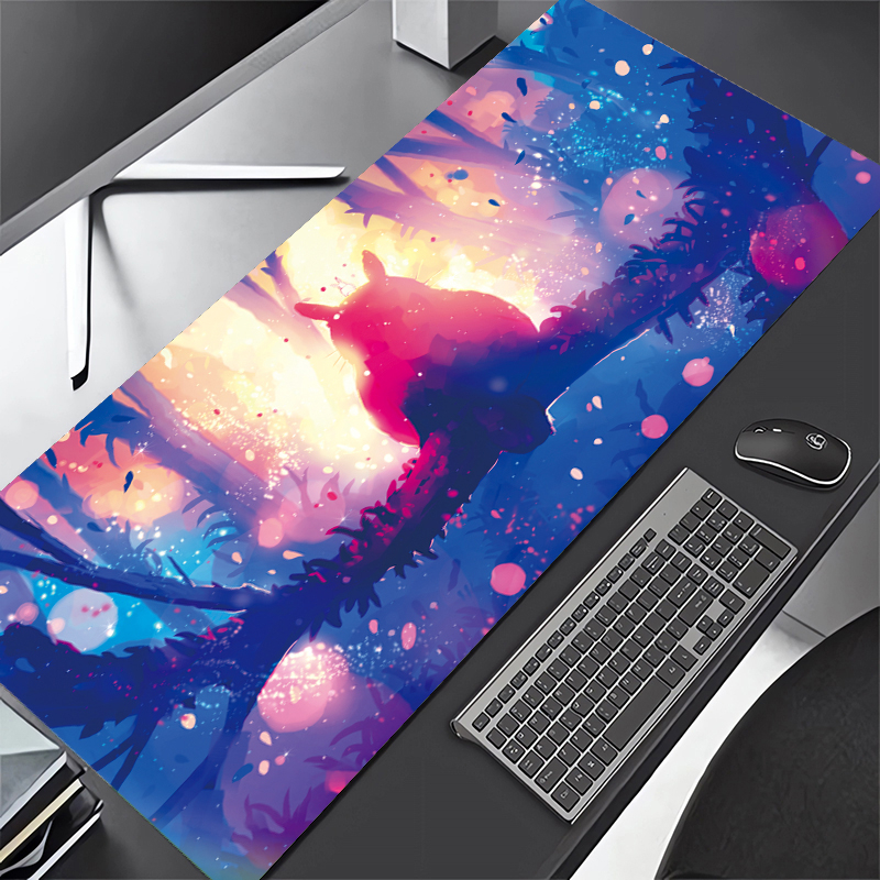 Totoro Spirited Away Mouse Pad Hoạt Hình Lớn Game Thủ Dễ Thương Để Bàn Thảm Kawaii Nhật Bản Chơi Game Mousepad Ghibli PC Bàn Phím Máy Tính Miếng Lót