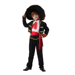Bộ Đồ Hóa Trang Halloween Phong Cách Mexico Truyền Thống Dành Cho Bé Trai Và Bé Gái