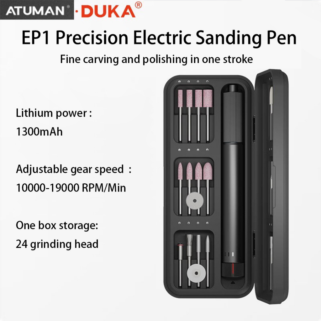 Duka Atuman EP1 Bút Chà Nhám Và Đánh Bóng 1300mAh 19000RPM type-C Không ...