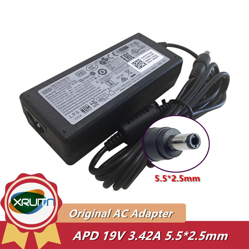 Bộ sạc chuyển đổi AC OEM APD 19V 3.42A 65W cho Intel NUC NUC7JY BOXNUC7CJYH Nguồn điện DA-65C19 DA-65B19 NB-65B19 DA-65A19