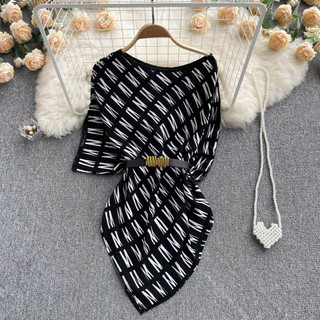 Áo Sơ Mi Cánh Dơi Dáng Rộng Bằng Satin Phong Cách Hàn Quốc Kèm Thắt Lưng Baju Baju Wanita Lengan Panjang Hàng Mới Có Sẵn